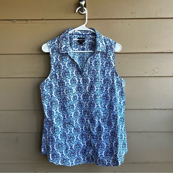 Talbots Tops - Talbots Sleeveless Button Down Shirt - Women's Size 16